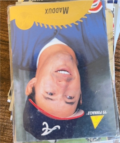 1995 Pinnacle #244 Greg Maddux — front