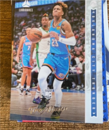 2021-22 Panini Chronicles Luminance #258 Tre Mann — front