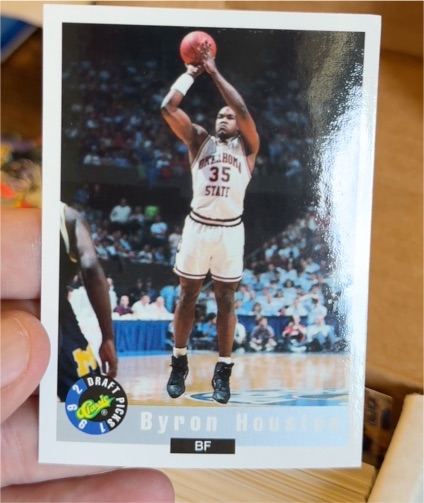 1992 Classic Draft Picks #48 Byron Houston — front