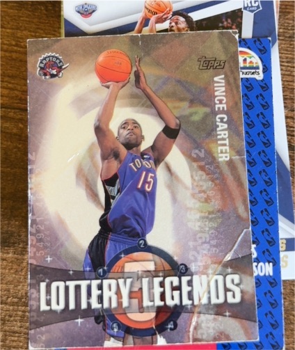 2001-02 Topps #LL5 Vince Carter Lottery Legends — front