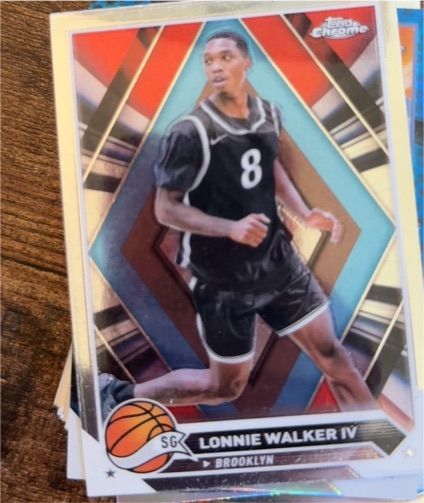 2023-24 Topps Chrome #177 Lonnie Walker IV — front