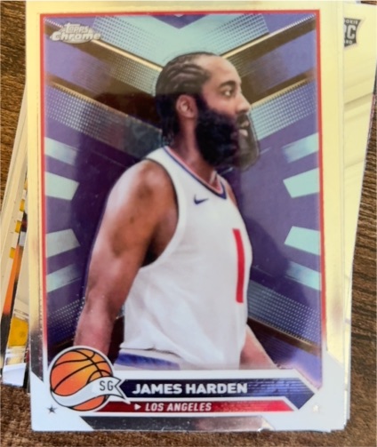 2023-24 Topps Chrome #31 James Harden Los Angeles Clippers — front