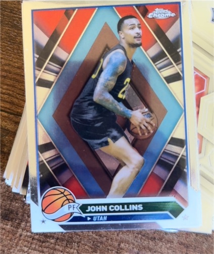 2023-24 Topps Chrome #102 John Collins — front