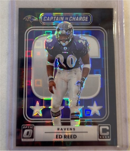 2025 Panini Donruss Optic #10 Ed Reed Captain In Charge — front