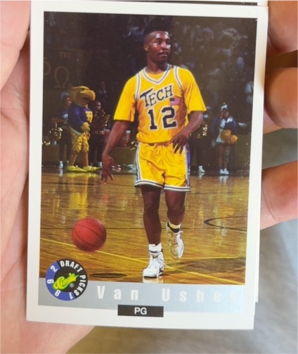 1992 Classic Draft Picks #70 Van Usher Tennessee Tech Golden Eagles — front