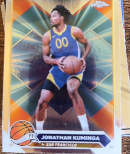 2023-24 Topps Chrome #122 Jonathan Kuminga — front