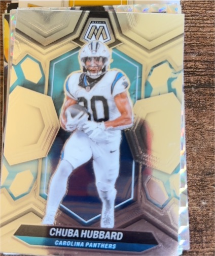 2024 Panini Mosaic #30 Chuba Hubbard — front