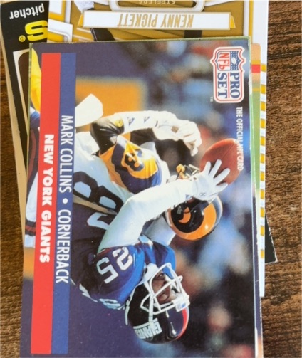 1991 Pro Set #57 Mark Collins — front