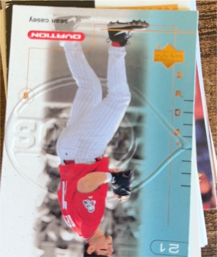 2002 Upper Deck Ovation #58 Sean Casey — front