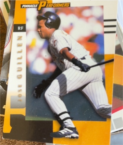 1998 Pinnacle Performers #94 Jose Guillen Pittsburgh Pirates — front