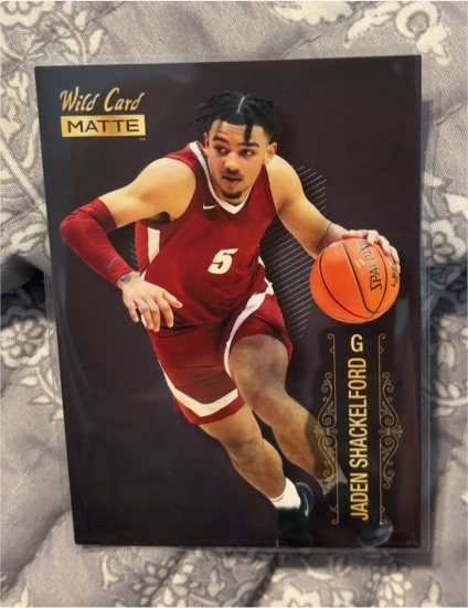 2022 Wild Card Matte #MB-29 Jaden Shackelford — front