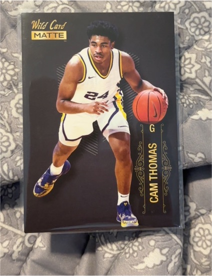 2022 Wild Card Matte #MB-12 Cam Thomas — front