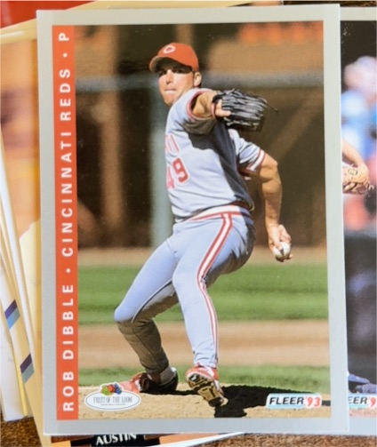1993 Fleer #389 Rob Dibble — front