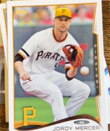 2014 Topps #418 Jordy Mercer — front