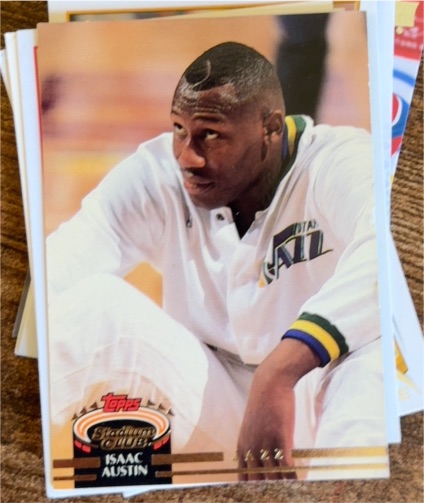 1992-93 Topps Stadium Club #322 Isaac Austin — front