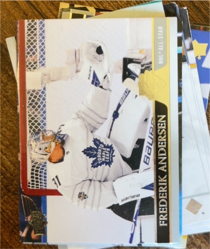 2020-21 Upper Deck #688 Frederik Andersen NHL All-Star — front