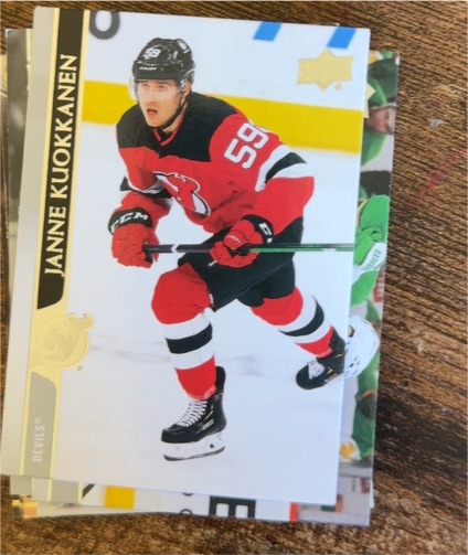 2020-21 Upper Deck Extended Series #582 Janne Kuokkanen — front