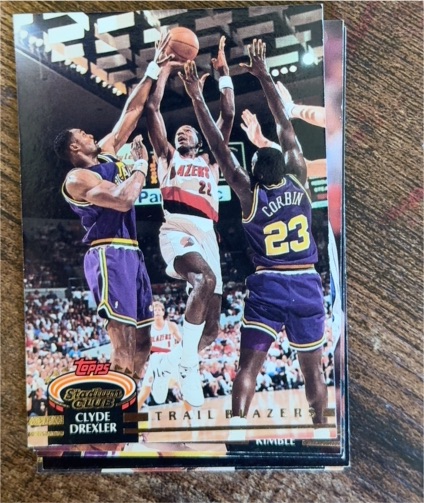 1992-93 Topps Stadium Club #287 Clyde Drexler — front
