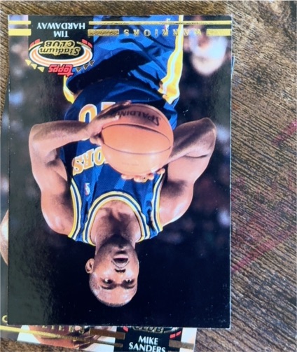 1992-93 Topps Stadium Club #211 Tim Hardaway Golden State Warriors — front