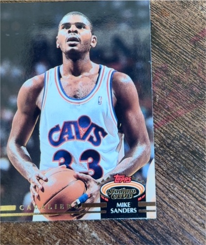 1992-93 Topps Stadium Club #315 Mike Sanders — front