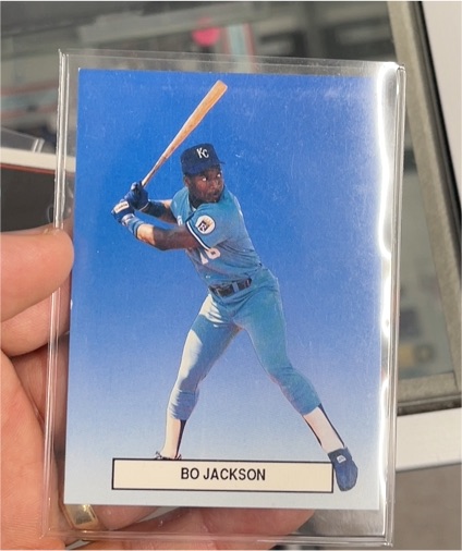 1989 Broder Premier Player #3 Bo Jackson — front