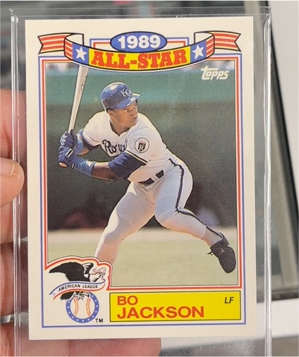 1990 Topps #17 1989 All-Star Bo Jackson — front