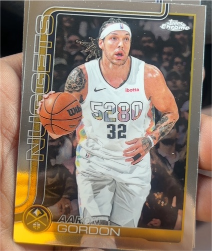 2025-26 Topps Chrome #100 Aaron Gordon — front