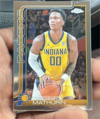 2025-26 Topps Chrome #93 Bennedict Mathurin — front