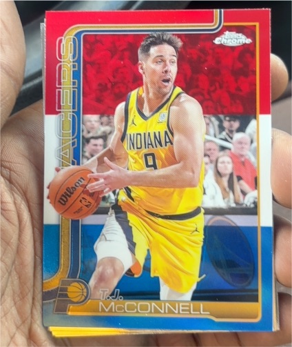 2025-26 Topps Chrome #11 T.J. McConnell — front