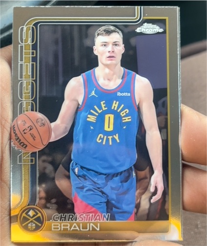 2025-26 Topps Chrome #82 Christian Braun — front