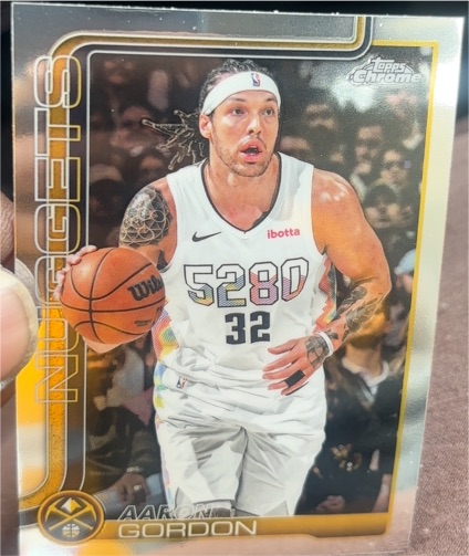 2025-26 Topps Chrome #100 Aaron Gordon — front