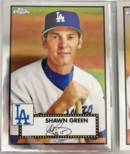 2021 Topps Chrome Platinum Anniversary #554 Shawn Green — front