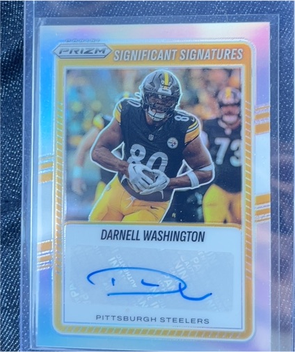 2025 Panini Prizm Significant Signatures #SSI-DWN Darnell Washington — front