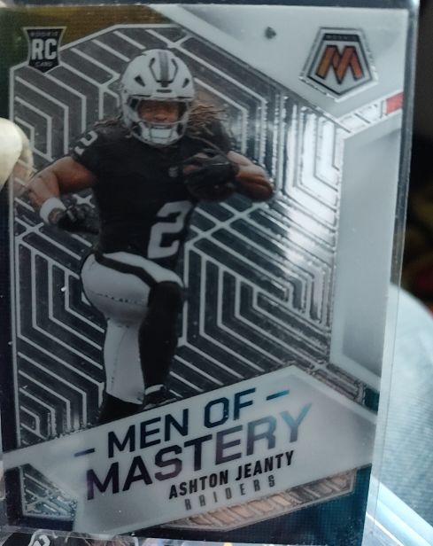 2025 Panini Mosaic #18 Ashton Jeanty Men of Mastery — front