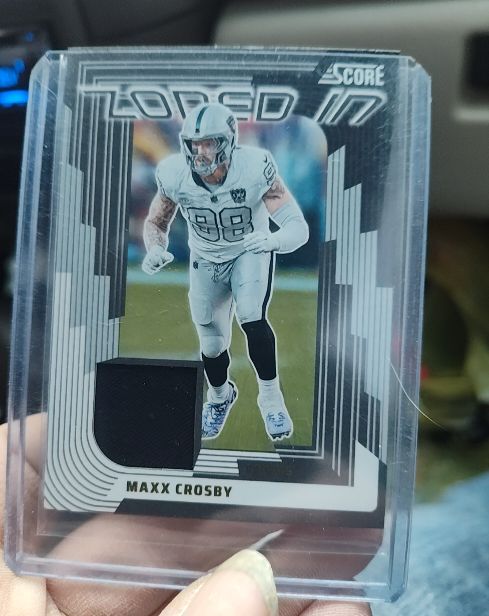 2025 Panini Score Zoned In #ZON-MCY Maxx Crosby — front