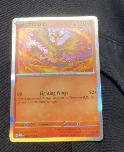 2025 Pokemon Phantasmal Flames #014 Moltres — front