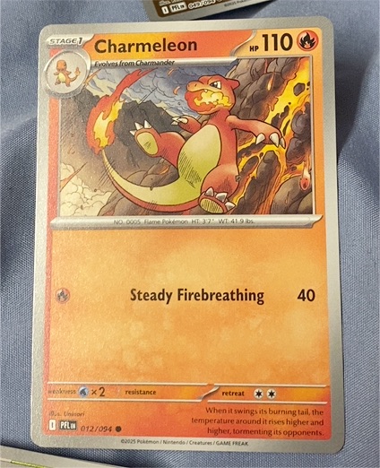 2025 Pokémon ME02: Phantasmal Flames #012 Charmeleon — front