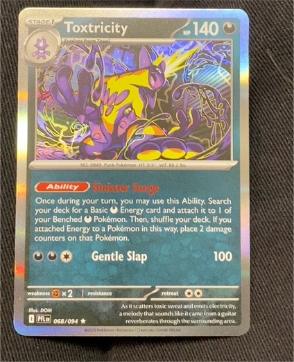 2023 Pokémon ME02: Phantasmal Flames #068/094 Toxtricity — front