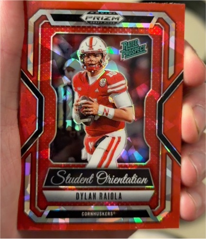 2025 Panini Prizm Draft Picks #3 Dylan Raiola Student Orientation — front