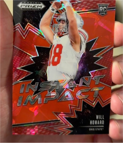 2025 Panini Prizm Draft Picks Instant Impact #II-WHD Will Howard — front