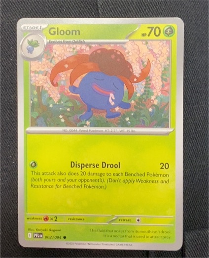 2025 Pokemon ME02: Phantasmal Flames #002 Gloom — front