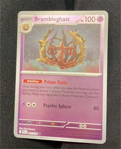 2023 Pokémon ME02 Phantasmal Flames #047 Brambleghast — front