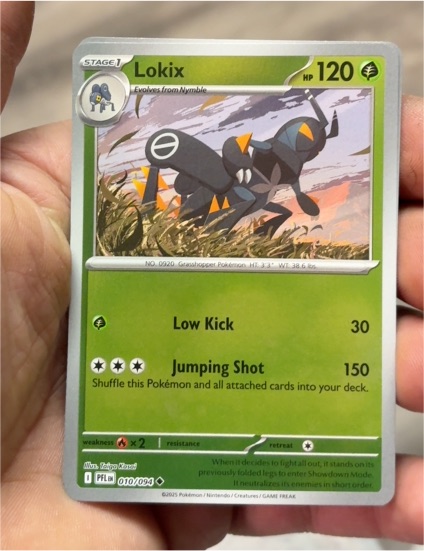 2025 Pokémon Phantasmal Flames #010 Lokix — front