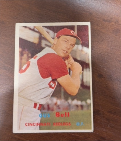 1957 Topps #180 Gus Bell — front