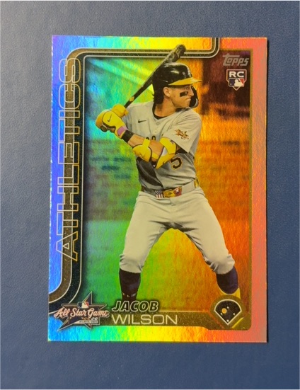 2025 Topps Chrome Update #ASGC-4 Jacob Wilson Rookie All-Star Game Refractor — front