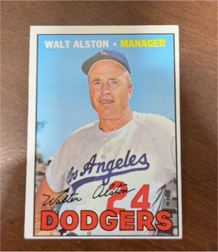 1967 Topps #294 Walt Alston — front
