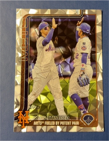 2025 Topps Update #US260 Francisco Lindor / Juan Soto — front