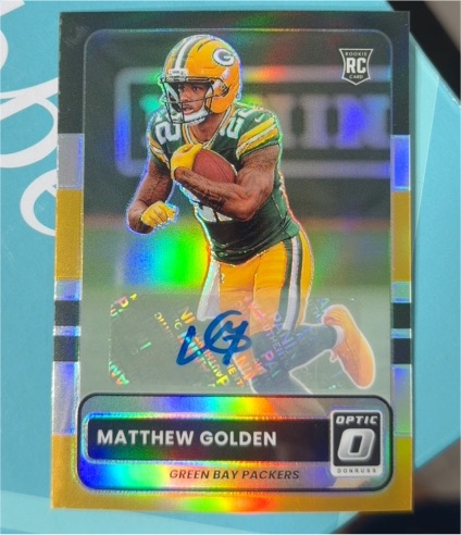 2025 Donruss Optic #10 Matthew Golden — front