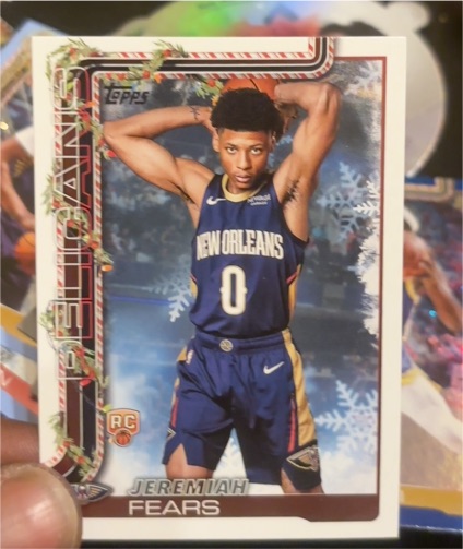 2025-26 Topps Holiday #H167 Jeremiah Fears — front