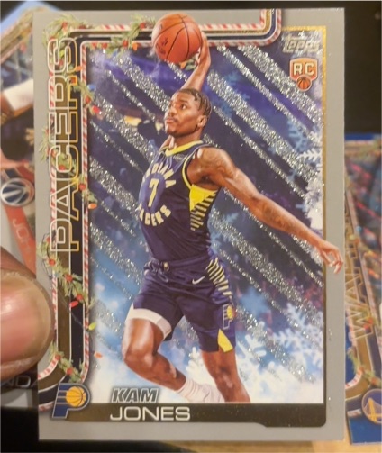 2025-26 Topps Holiday #H198 Kam Jones — front